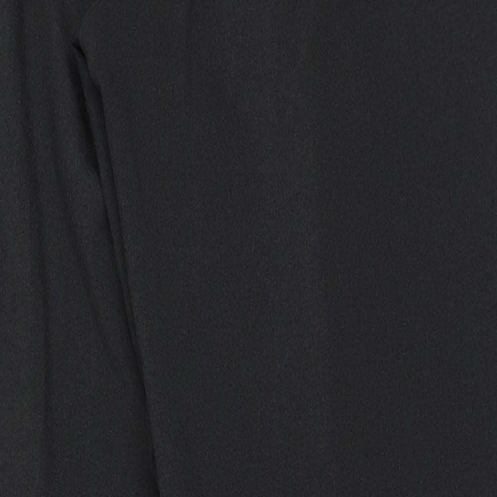 Debenhams Mens Grey Polyester Trousers Size 36 in Regular Hook & Eye
