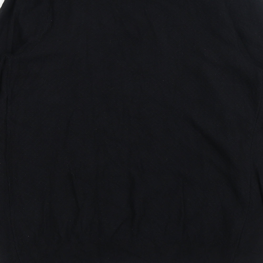 George Womens Black V-Neck Viscose Cardigan Jumper Size 8