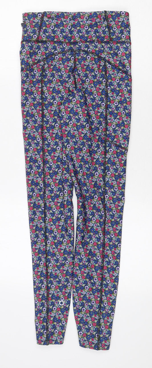 Womens UK Size 6 Marks and Spencer Regular Fit Multicoloured Trousers