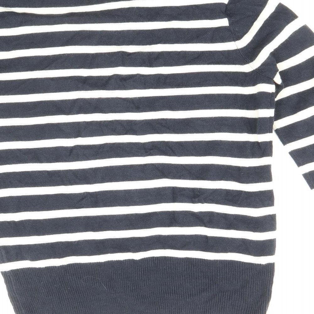 Womens UK Size 6 Marks and Spencer Blue Pullover Jumper
