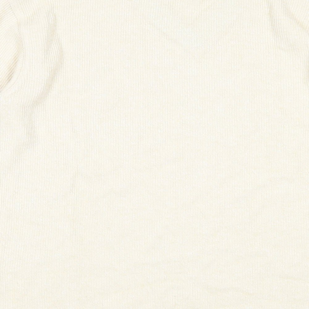 Womens UK Size L Yessica Beige Pullover Jumper