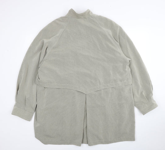 Klass Womens Beige Jacket Size M Button