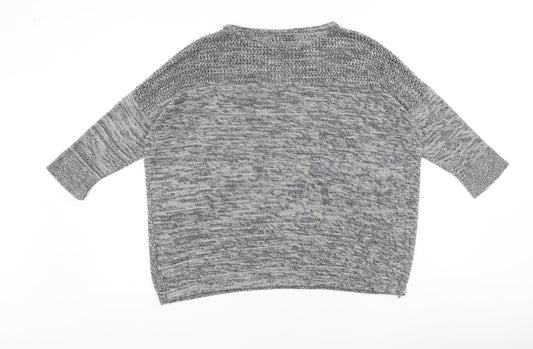 Womens UK Size M Wallis Grey Pullover Jumper