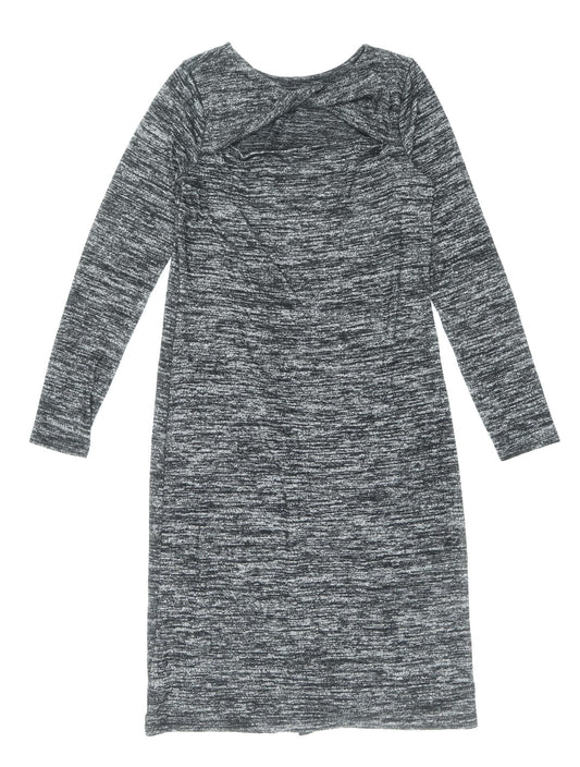 Gap Womens Grey Polyester Jumper Dress Size S Round Neck Pullover