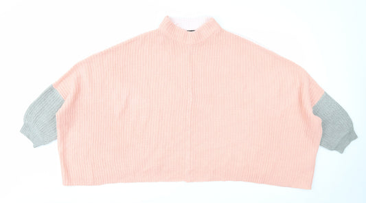 Womens UK Size 10 Threadbare Pink Pullover Jumper