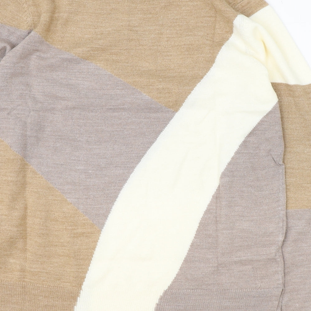 Womens UK Size 12 Marks and Spencer Brown Pullover Jumper