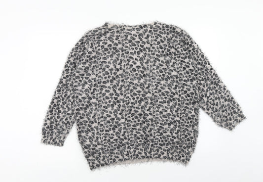 Womens UK Size M Wallis Grey Pullover Jumper
