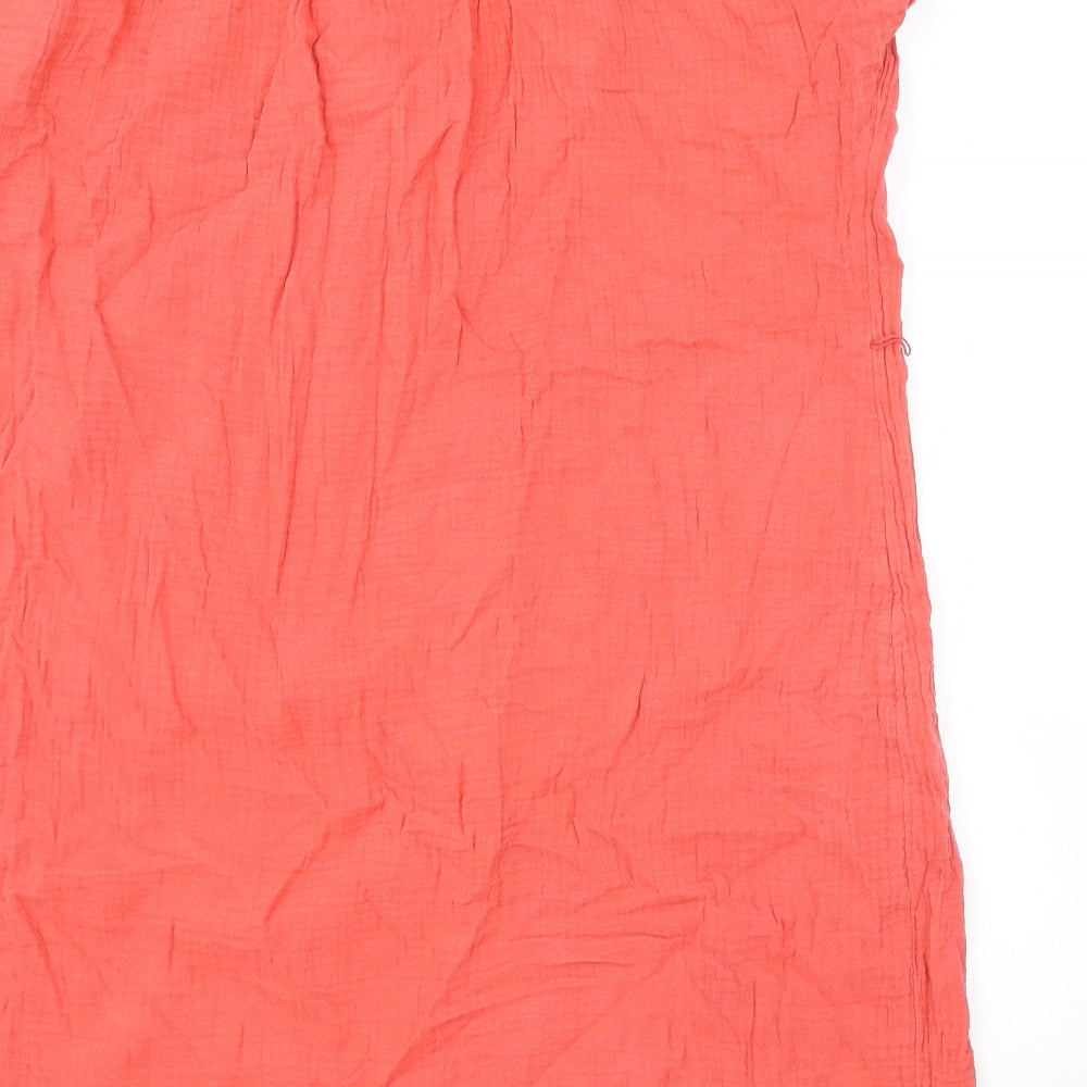 Sonoma Womens Pink 100% Cotton Basic Blouse Size 2XL V-Neck