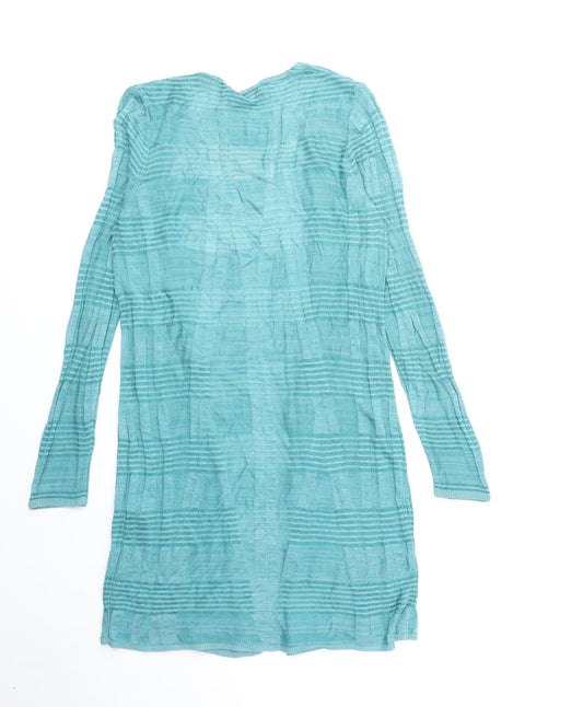 Womens UK Size 10 Per Una Blue Cardigan Jumper