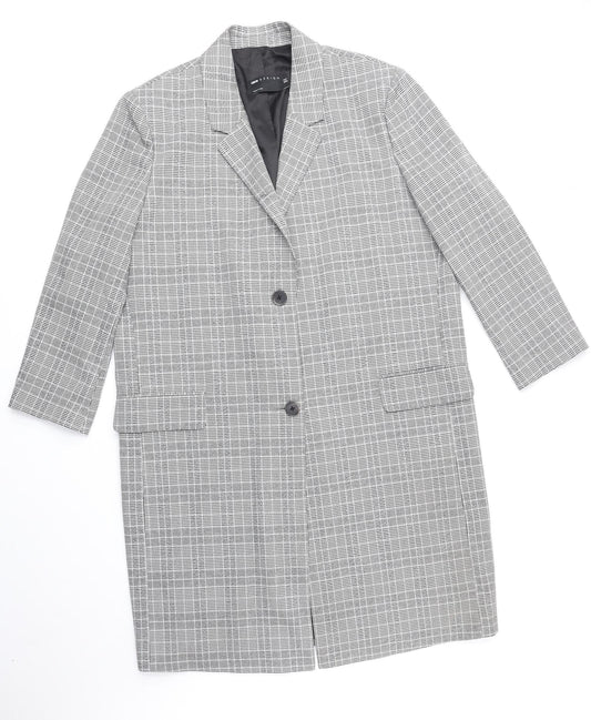 Womens UK Size 10 ASOS Grey Overcoat