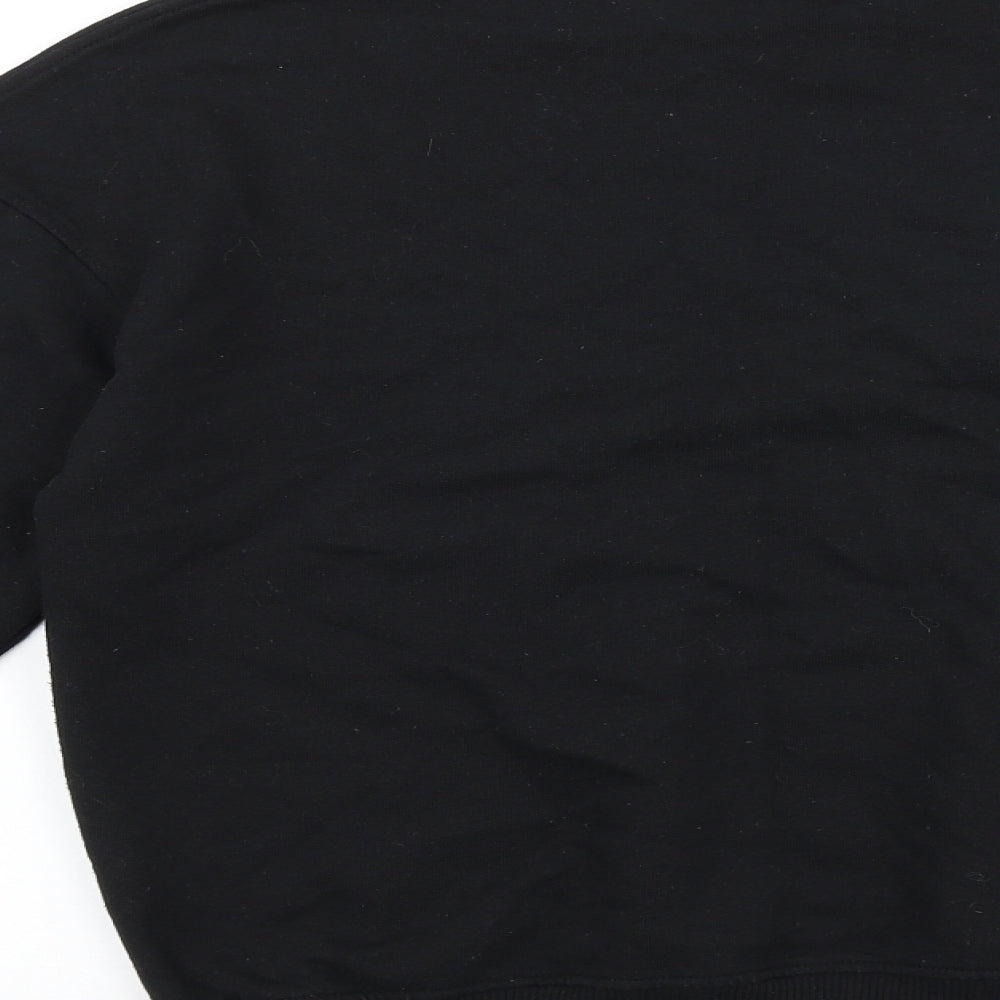 Primark Womens Black Cotton Pullover Sweatshirt Size 2XS Pullover - We're All One with the Earth