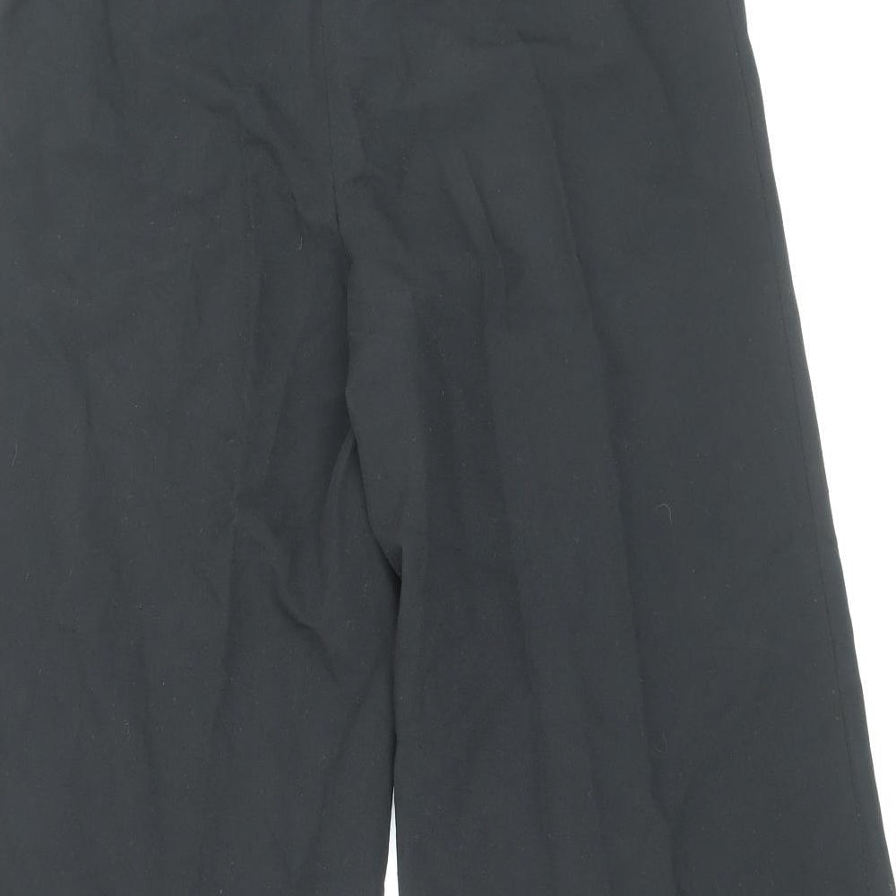 Womens UK Size 8 Miss Selfridge Regular Fit Capri Black Trousers
