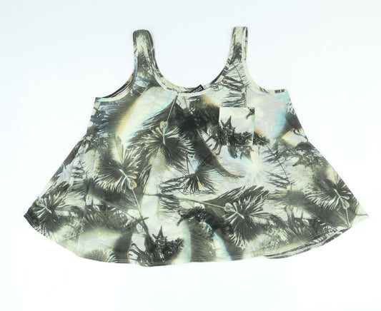 Womens UK Size 8 Divided by H&M Multicoloured Basic Tank