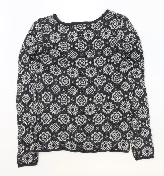Womens UK Size S H&M Grey Pullover Jumper