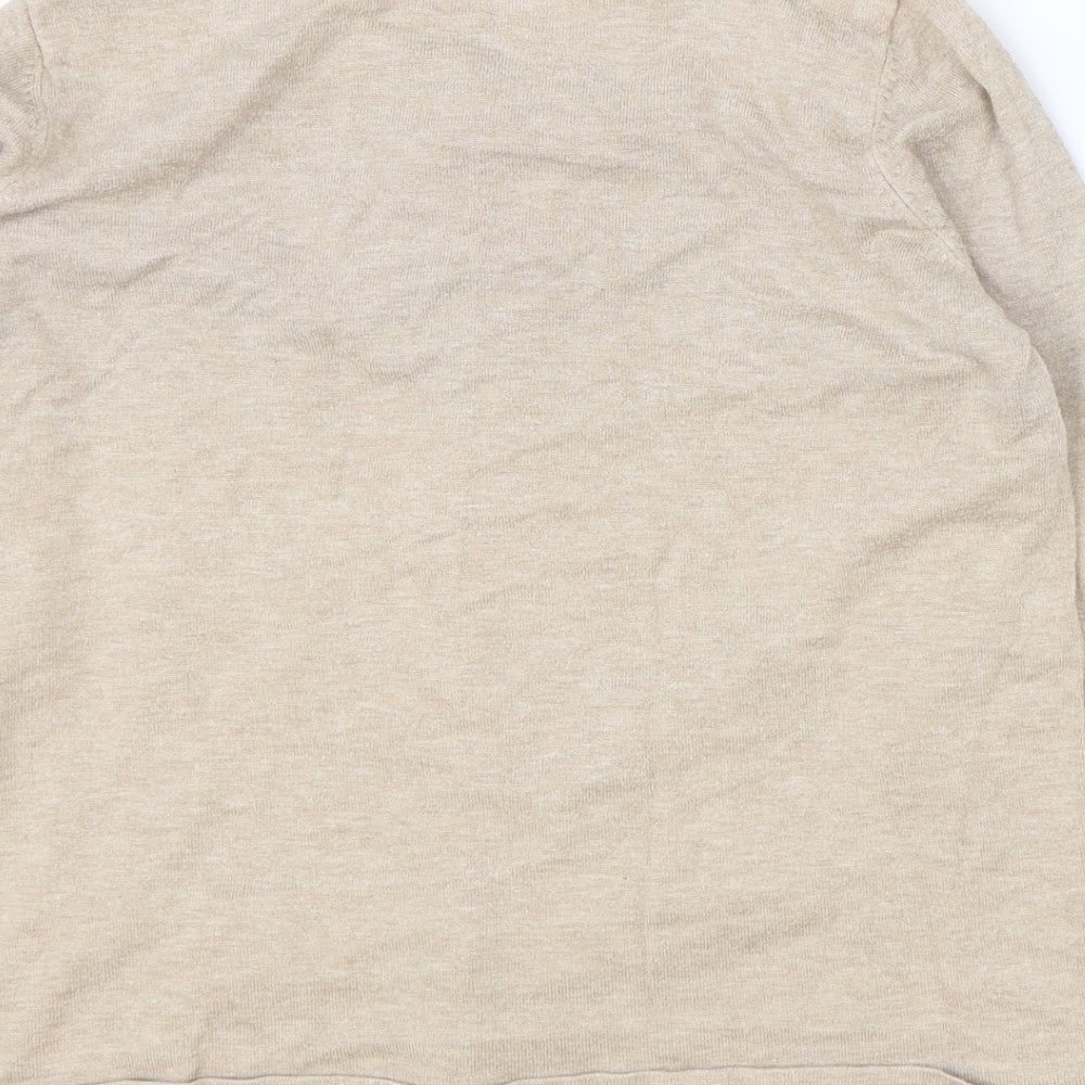 Womens UK Size M Bonmarché Brown Cardigan Jumper