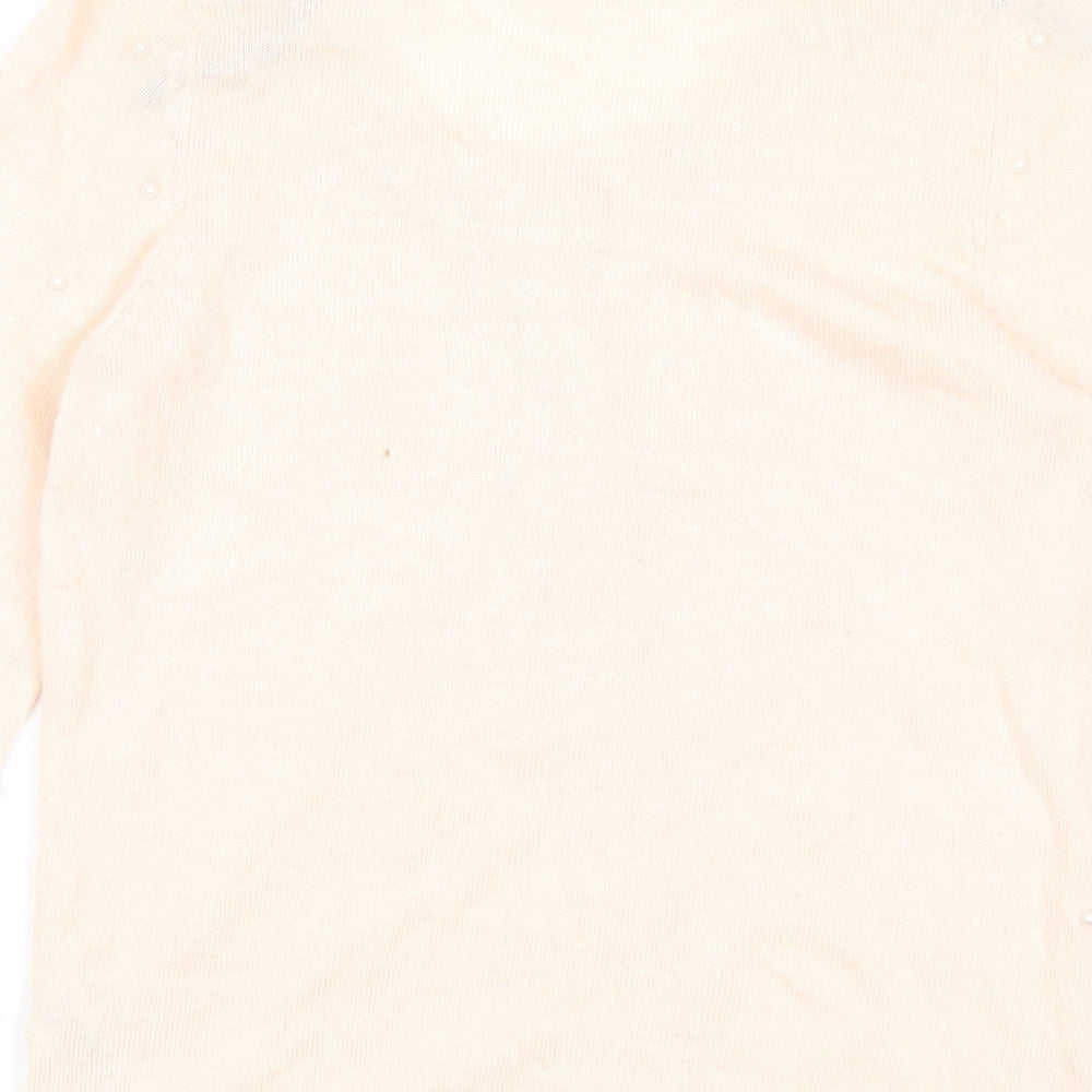 Womens UK Size 8 Dorothy Perkins Pink Cardigan Jumper