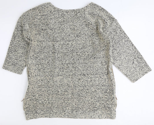 Womens UK Size 12 NEXT Grey Pullover Jumper