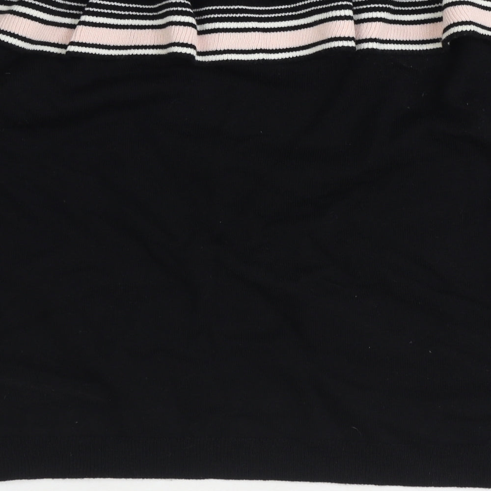 Womens UK Size M Preworn Black Pullover Jumper