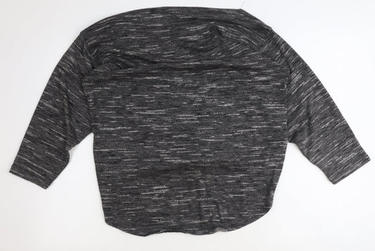 Womens UK Size M Max Studio Grey Basic T-Shirt