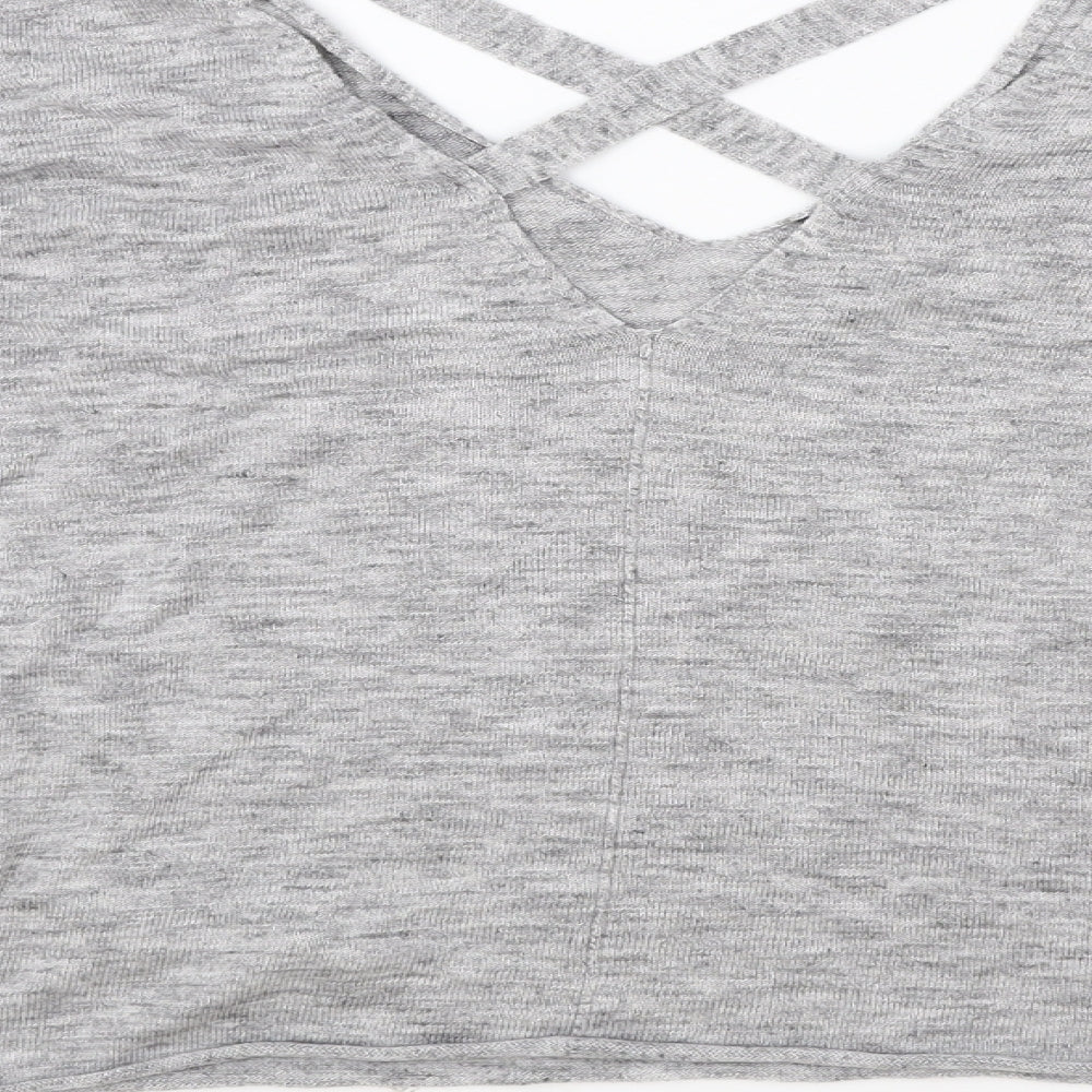 Womens UK Size L Amisu Grey Pullover Jumper