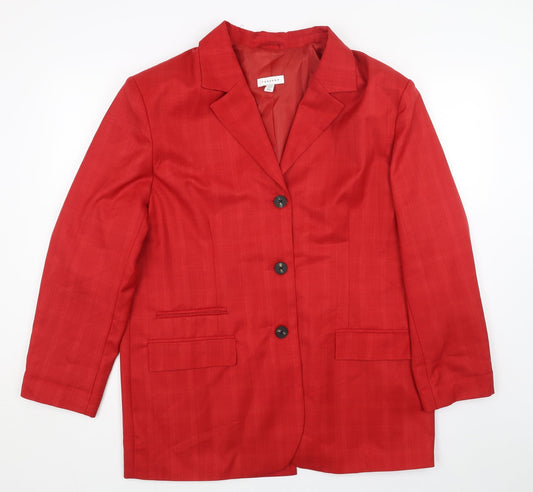 Womens UK Size 12 Topshop Red Jacket