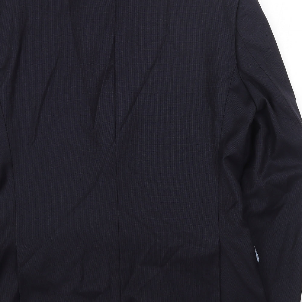 Mens UK Size 42 Preworn Regular Blue Suit Jacket