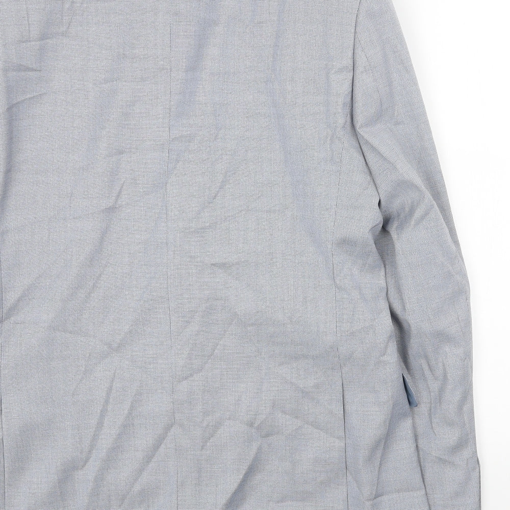 Mens UK Size 38 Marks and Spencer Regular Blue Suit Jacket