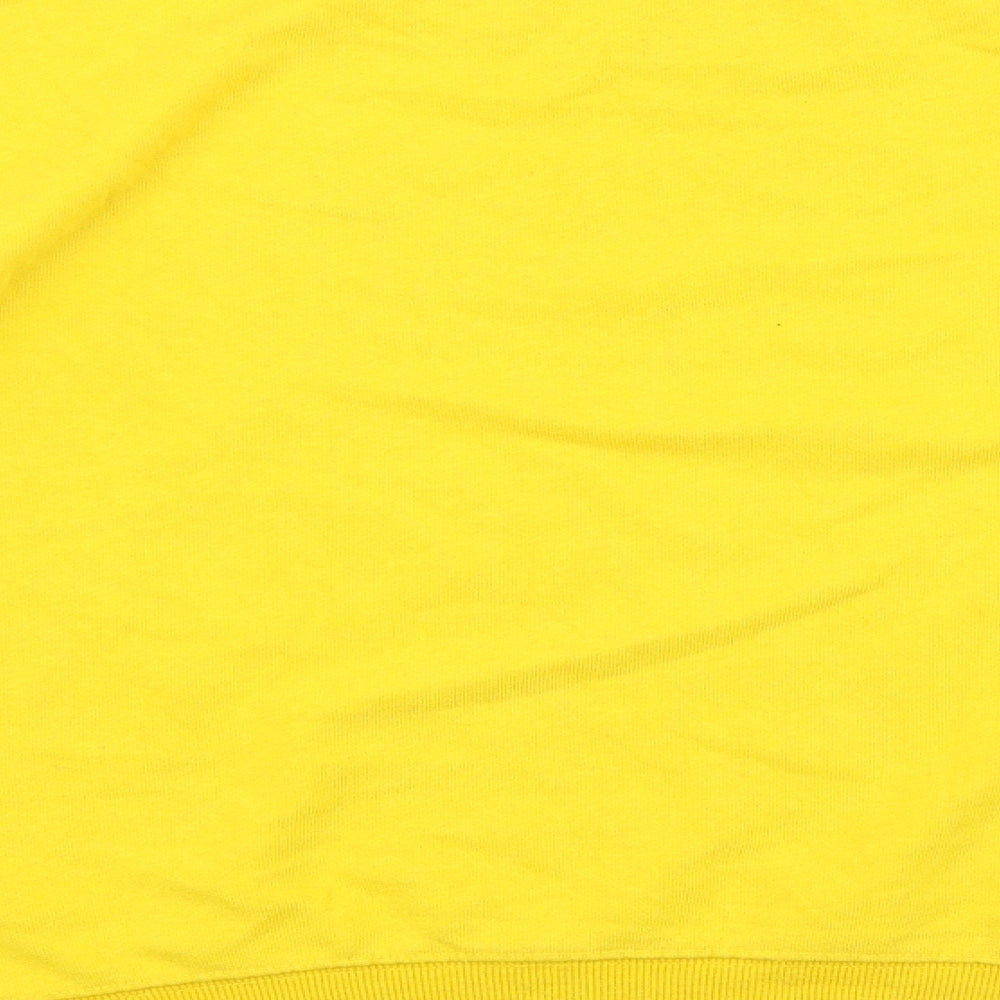 Mens UK Size M H&M Yellow Pullover Sweatshirt