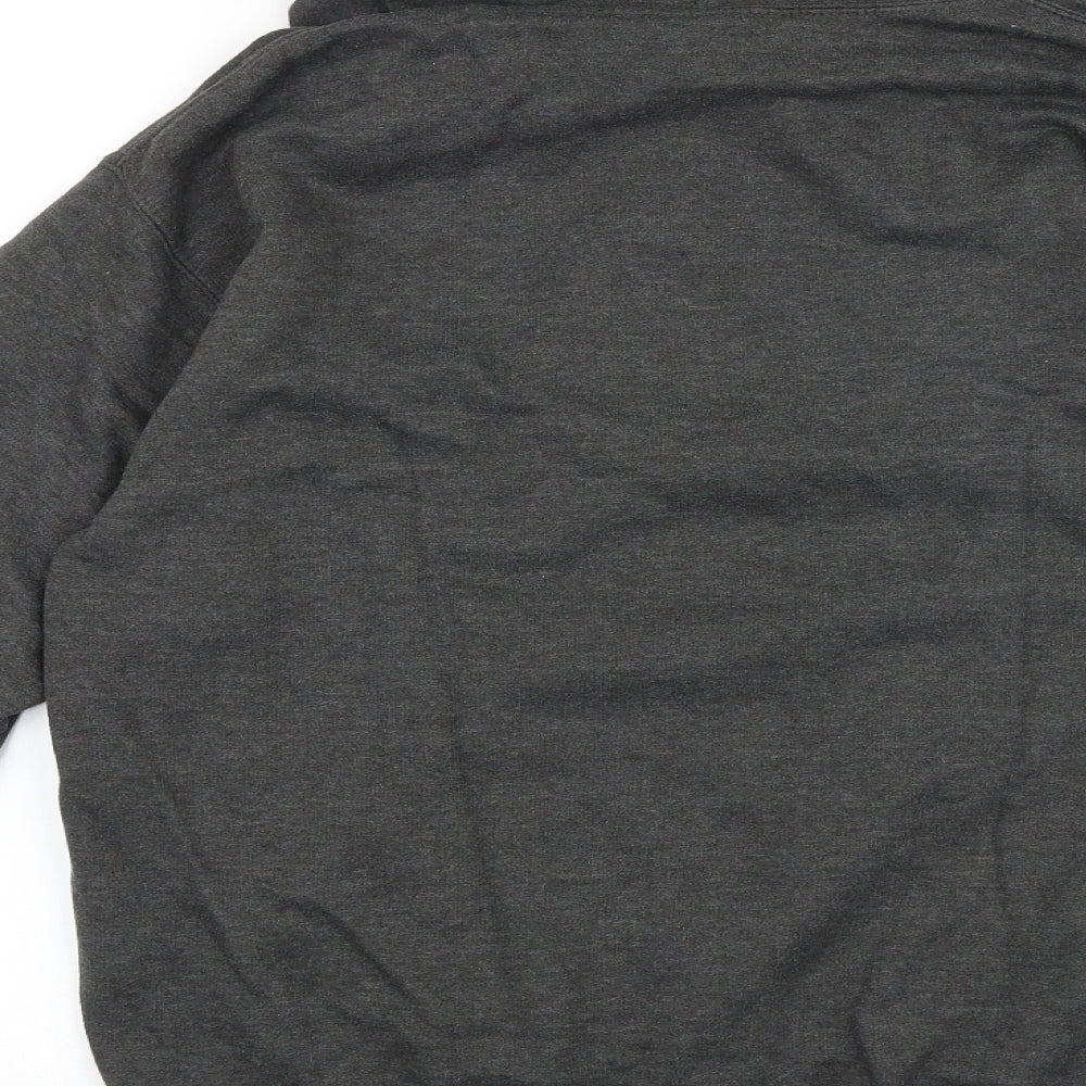 Point Sportswear Mens Grey Cotton Pullover Hoodie Size M - San Francisco