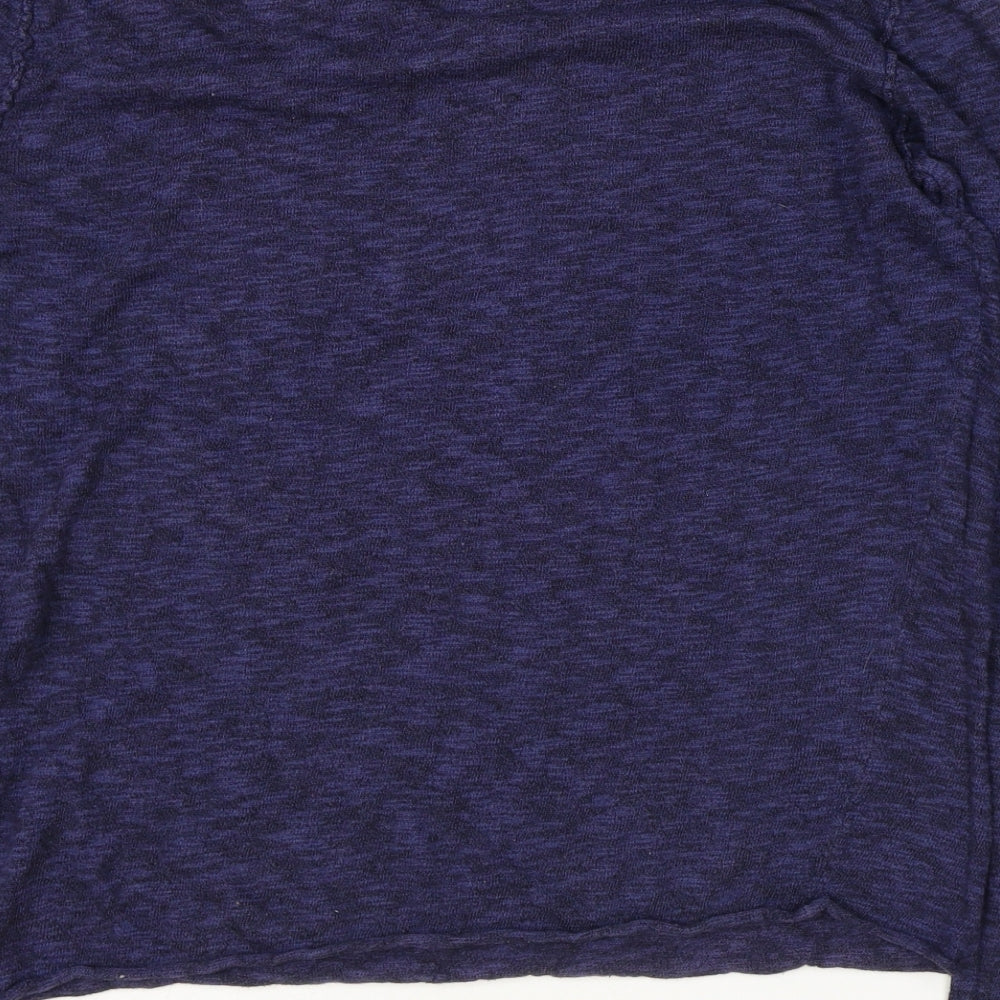 DNM Dissident Womens Blue Round Neck Acrylic Pullover Jumper Size S
