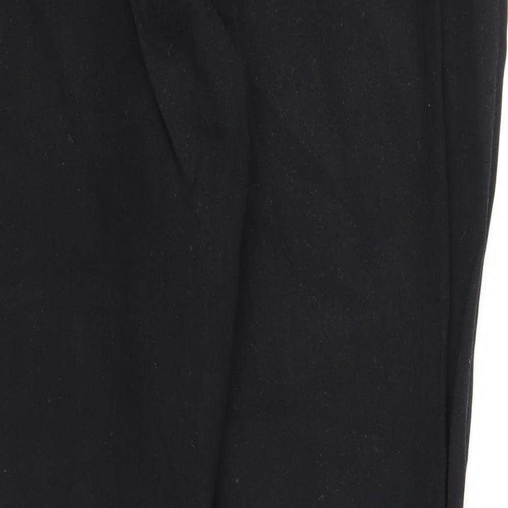 Womens UK Size 12 John Lewis Regular Fit Dress Pants Black Trousers