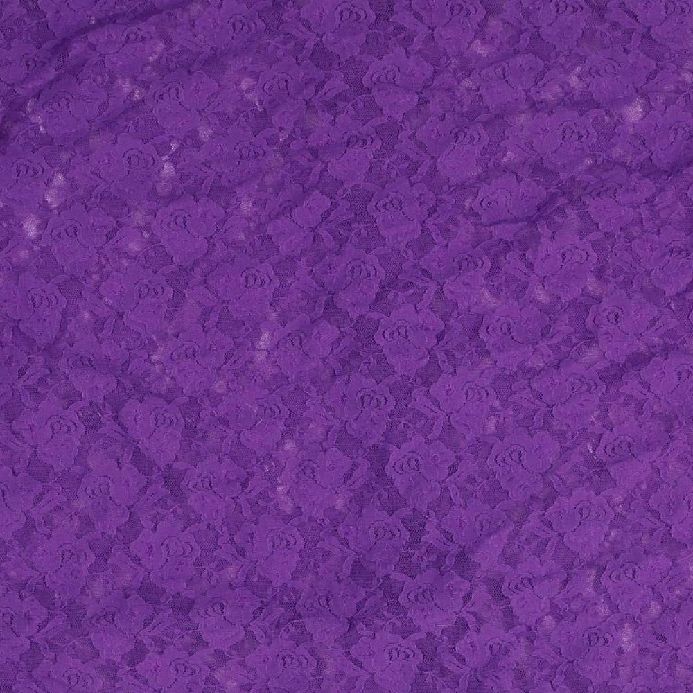 Womens UK Size 14 Michele Hope Purple Basic Button-Up