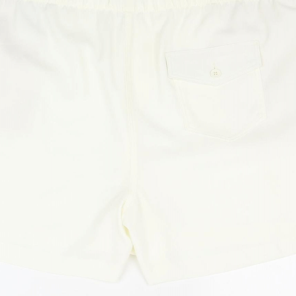 Marks and Spencer Womens Ivory Polyester Sweat Shorts Size 22 Regular Pull On