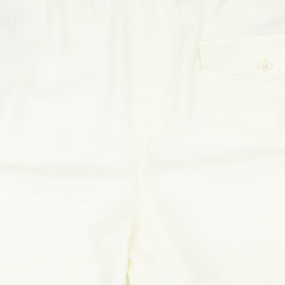 Marks and Spencer Womens Ivory Polyester Sweat Shorts Size 20 Regular Pull On