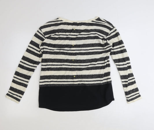 Womens UK Size S Oasis Black Pullover Jumper