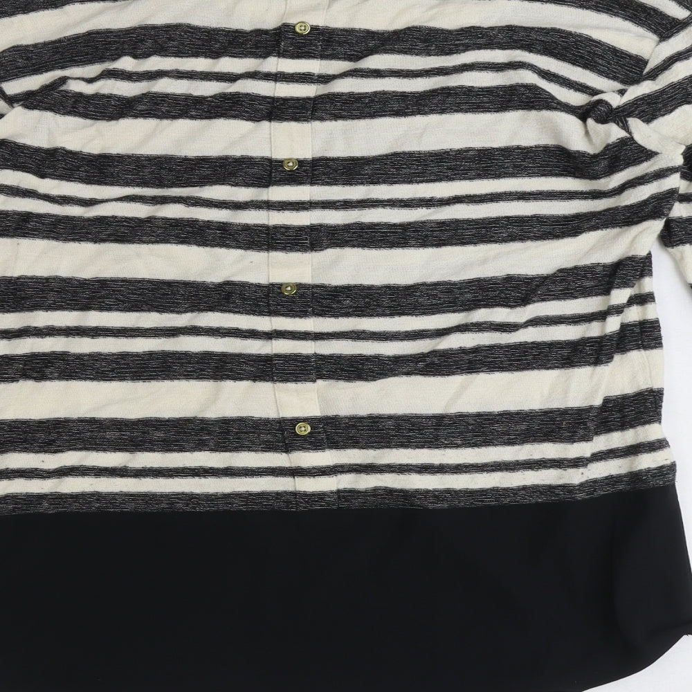 Womens UK Size S Oasis Black Pullover Jumper