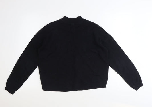 Womens UK Size XS Divided Black Pullover Jumper