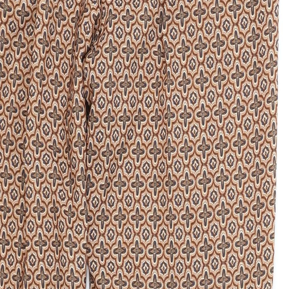 Womens UK Size XS H&M Relaxed Fit Multicoloured Trousers