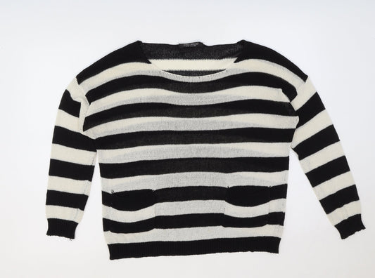 Womens UK Size 10 Select Black Pullover Jumper