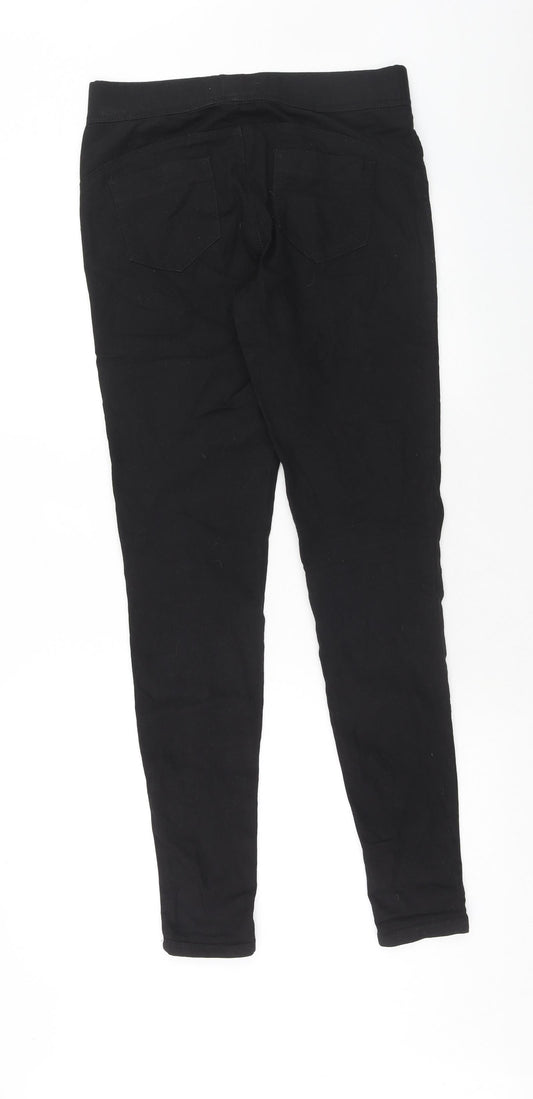 Denim & Co. Womens Black Cotton Skinny Jeans Size 12 Regular