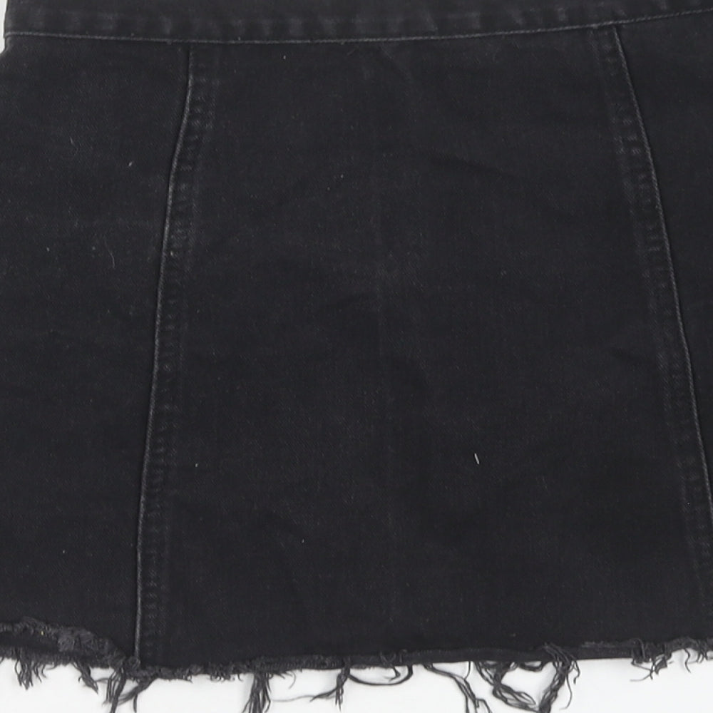 Womens UK Size S Cooperative Mini Denim Skirt