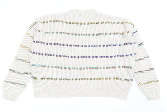 Womens UK Size L Yida Beige Pullover Jumper