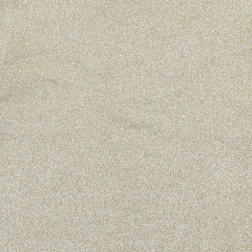 Alex & Co Womens Gold V-Neck Viscose Pullover Jumper Size 8