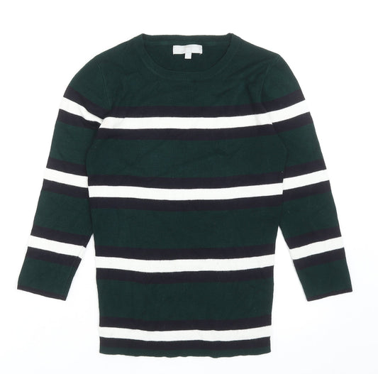 Womens UK Size 10 Red Herring Green Pullover Jumper