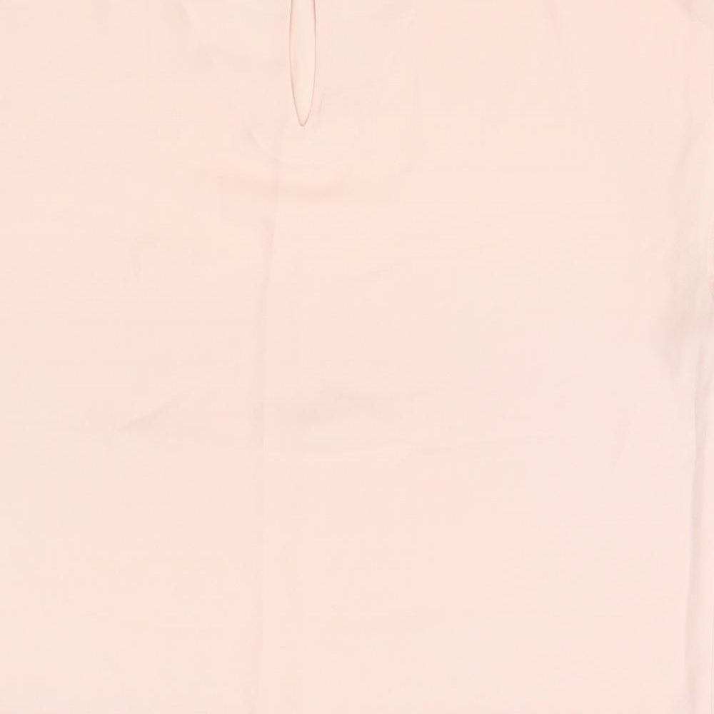Womens UK Size 12 NEXT Pink Basic Blouse