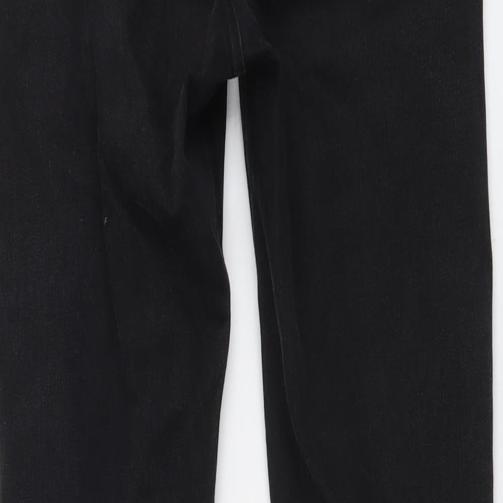 Pull&Bear Womens Black Cotton Skinny Jeans Size S L27 in Regular Button