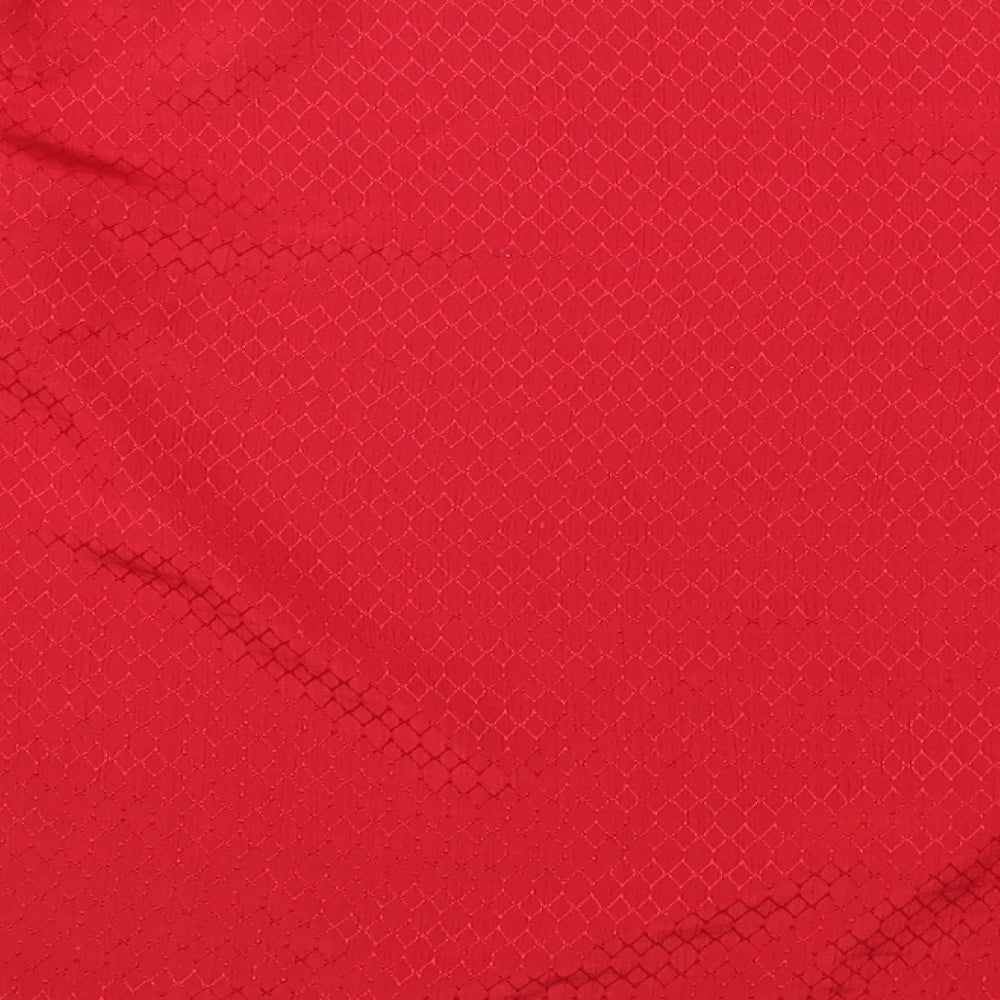 Womens UK Size 10 Preworn Red Basic Blouse