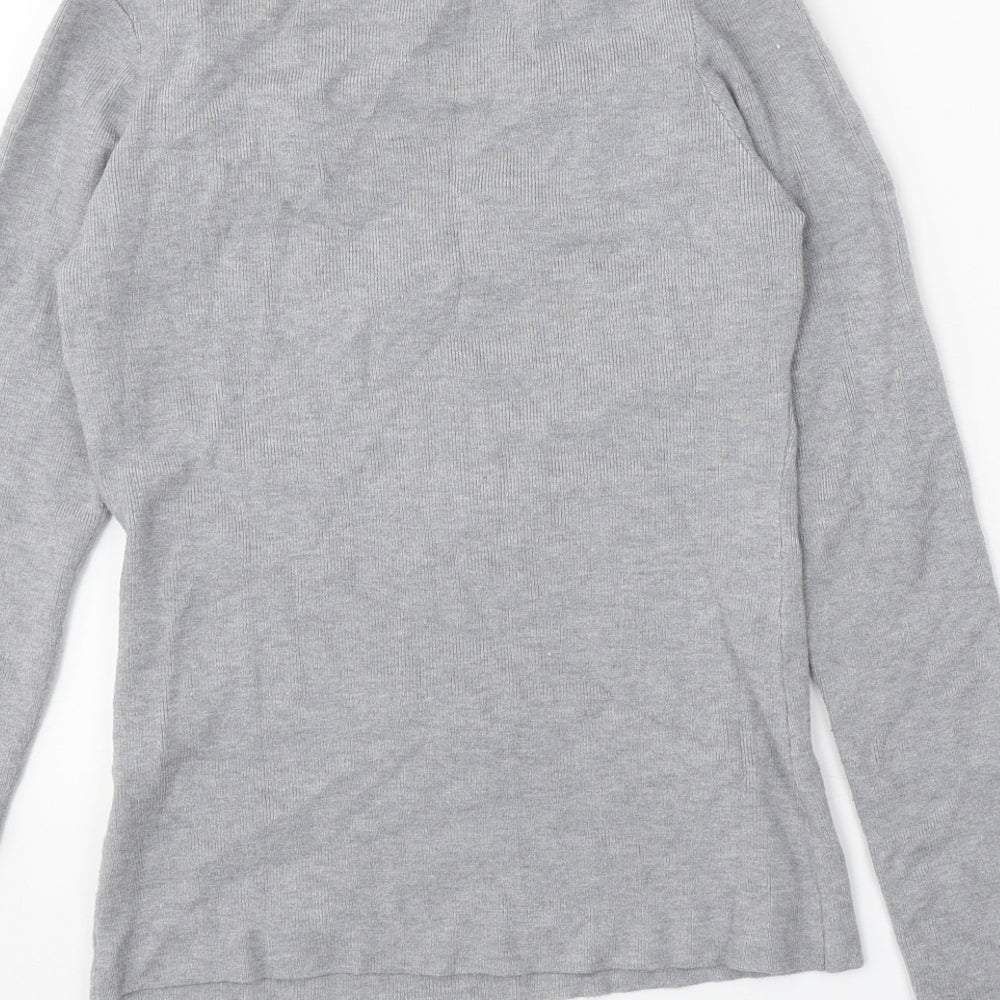 Womens UK Size One Size Enzoria Grey Pullover Jumper
