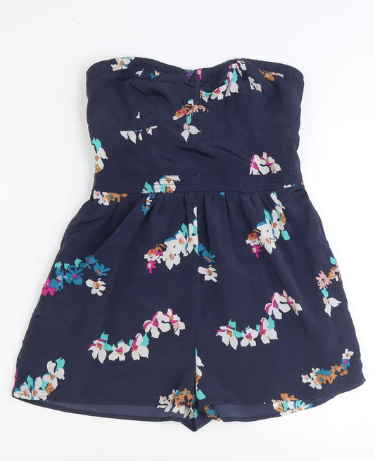 Womens UK Size 8 American Eagle Outfitters One-Piece Blue Playsuit