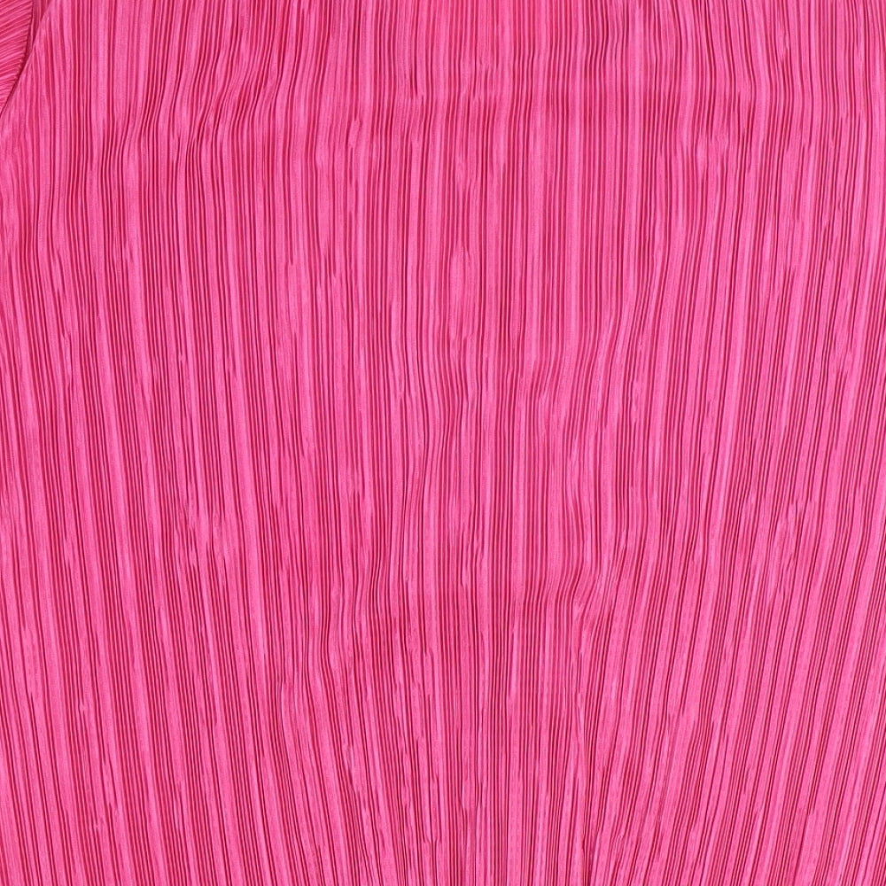 Womens UK Size 16 Kate Lilly Pink Basic Blouse